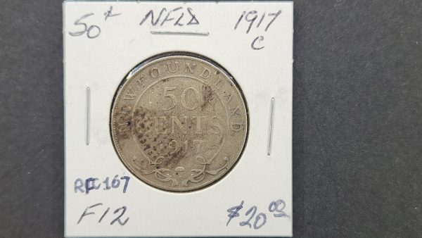 Newfoundland 50 Cents 1917c - F12