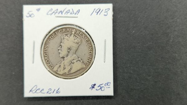 Canada 50 Cents 1913 - F10