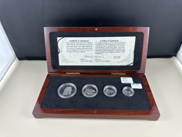 Canada RCM Platinum Fractional Set 1990 Polar Bear
