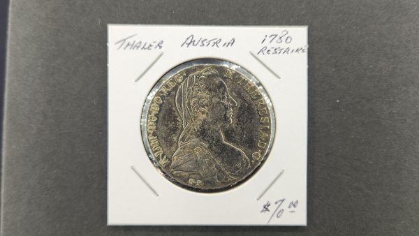 Austria Maria Theresa Thaler 1780 Restrike
