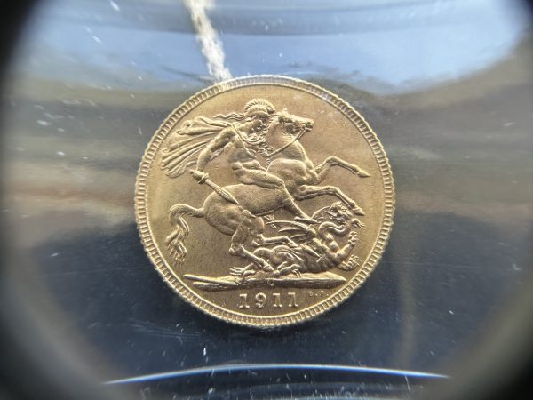 Canada Gold Sovereign 1911C - ICCS MS63 - Image 2