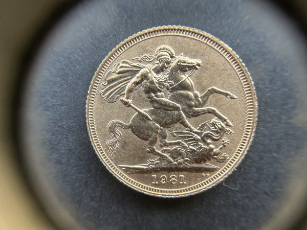 Great Britain Gold Sovereign 1981 - UNC