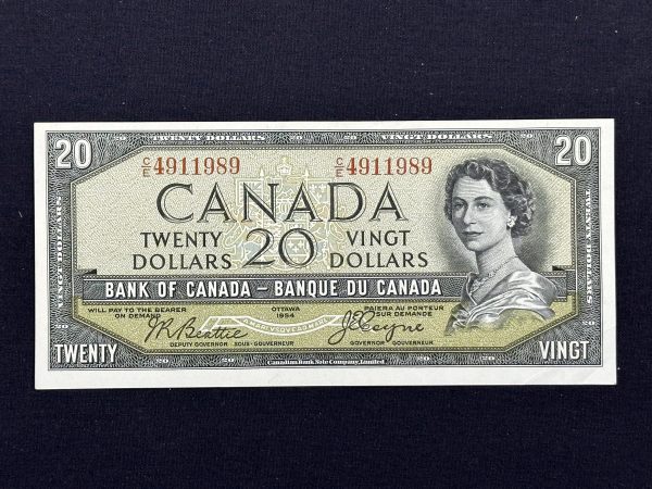 Canada $20 1954 Devil Beattie-Coyne C/E - EF45