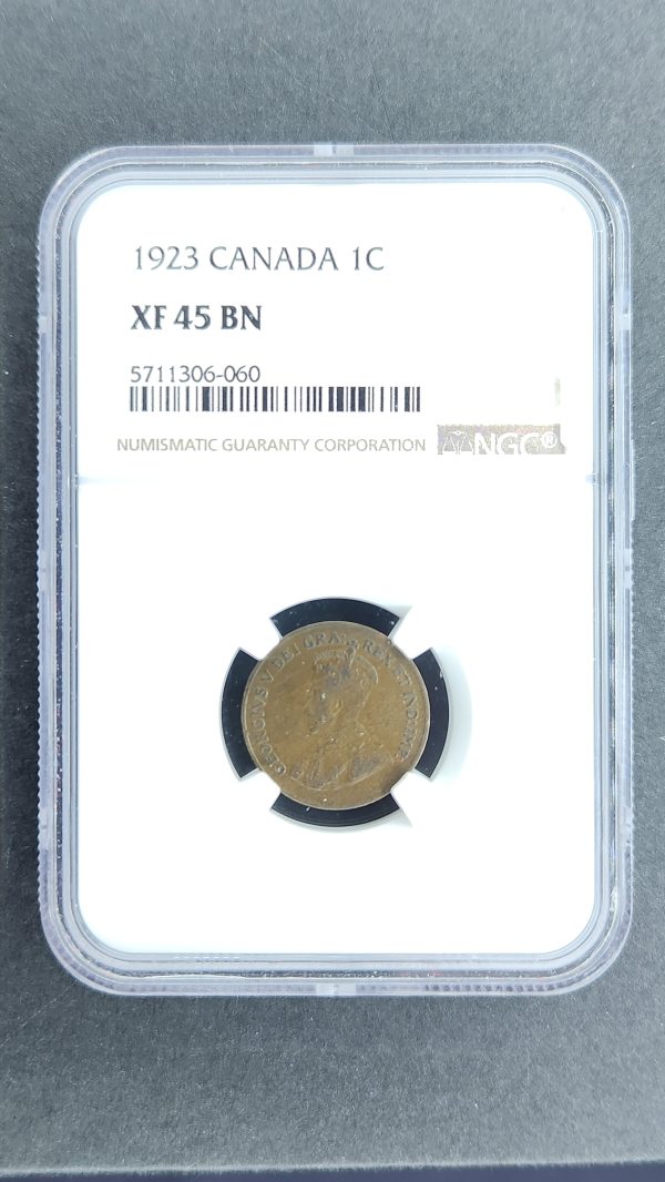 Canada 1 Cent 1923 - NGC XF45BN