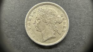 Straits Settlements 10 Cents 1899 - EF45