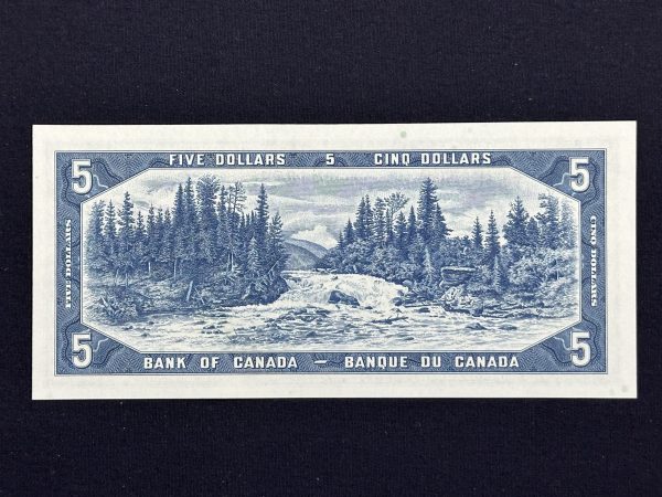 Canada $5 1954 Modified Bouey-Rasminsky U/X (2 Consecutive) - CUNC - Image 5