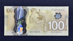 Canada $100 2011 Wilkins-Poloz GKC, Binary Note