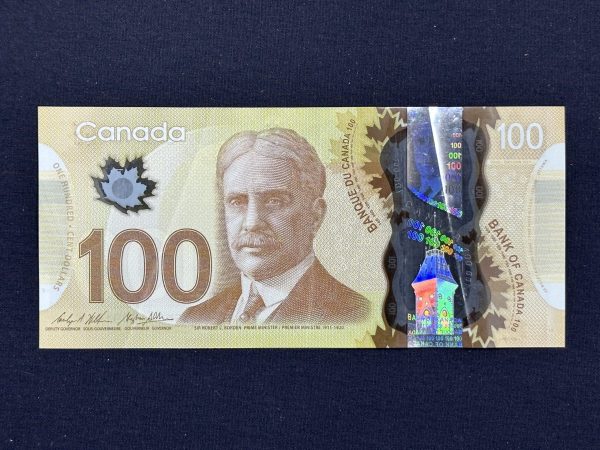 Canada $100 2011 Wilkins-Poloz GKC, Binary Note