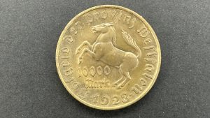 German States Westphalia Notgeld 10000 Mark 1923 - UNC