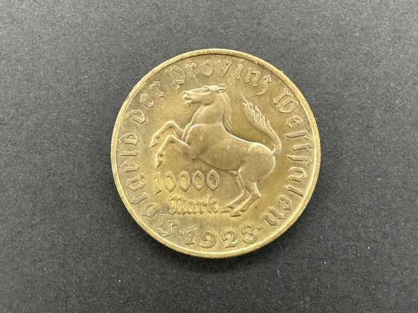 German States Westphalia Notgeld 10000 Mark 1923 - UNC