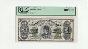 Canada $1 1878 Montreal Series A - PCGS VF30PPQ
