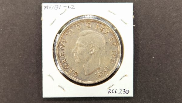 Canada $1 1947 Blunt 7 - VF30 cleaned - Image 2