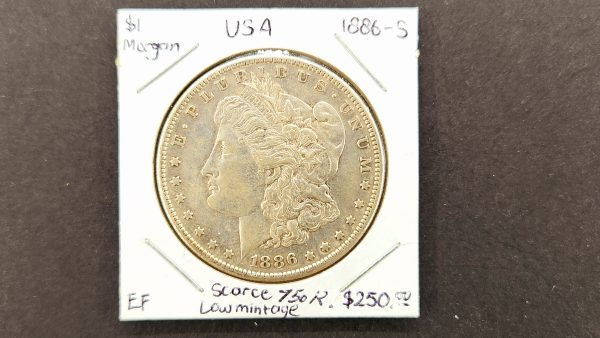 U.S.A. $1 Morgan 1886-S - EF