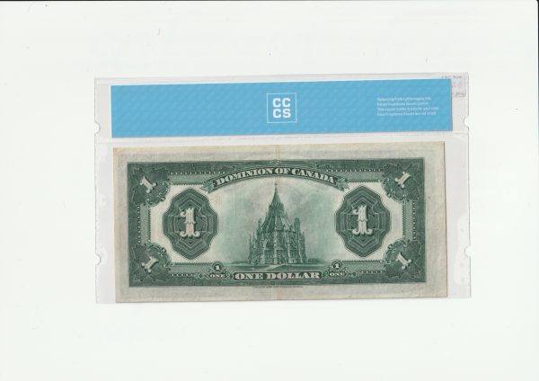 Canada $1 1923 McCavour-Saunders Red seal Group 2 - CCCS VF30 - Image 2