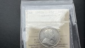 Canada 25c 1902H - ICCS VF30